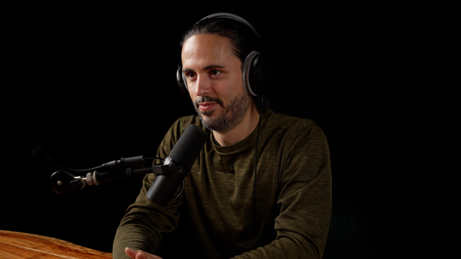 Jascha Renner im Podcast-Studio